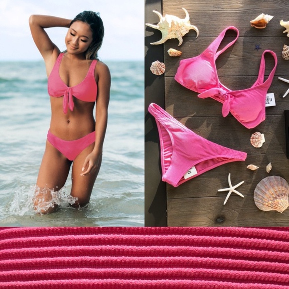 Billabong Pink Bikini Set - Medium - Picture 7 of 11